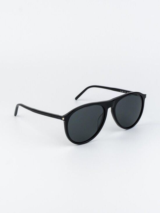 Saint Laurent Women Sunglasses Black Grey Pilot SL667 001 NEW AUTHENTIC main image 11